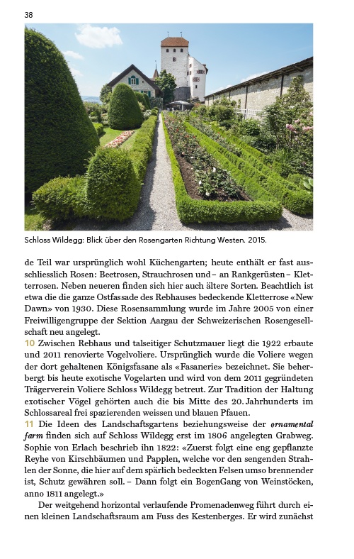 Schlossgärten zwischen Aare und Seetal. Ausflüge in den Alten Aargau