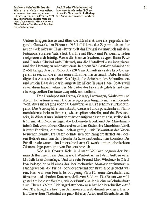Hans-Peter Bärtschi. Rebell und Bewahrer