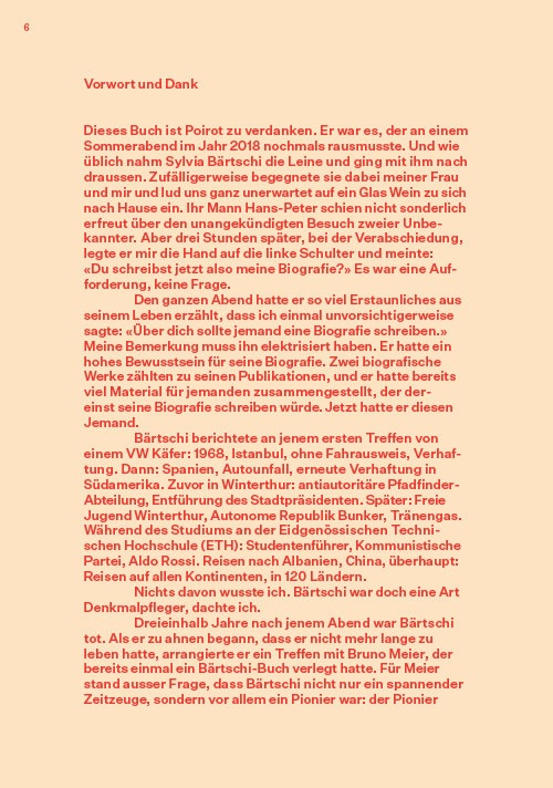 Hans-Peter Bärtschi. Rebell und Bewahrer