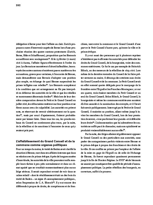 Histoire de Bienne