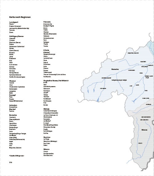 Baden und Trinken in den Bergen