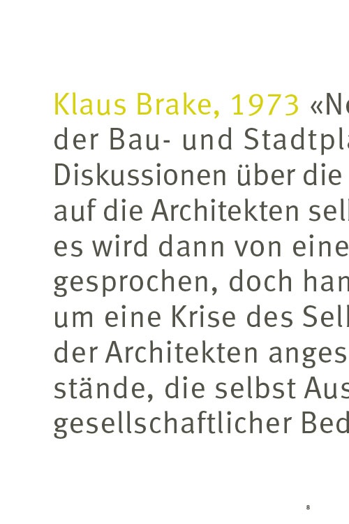 Die Architekturkrise der 1970er-Jahre