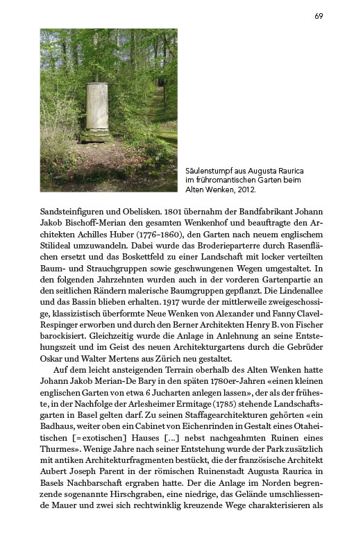 Landschaftsgärten des 19. Jahrhunderts in Basel und Umgebung