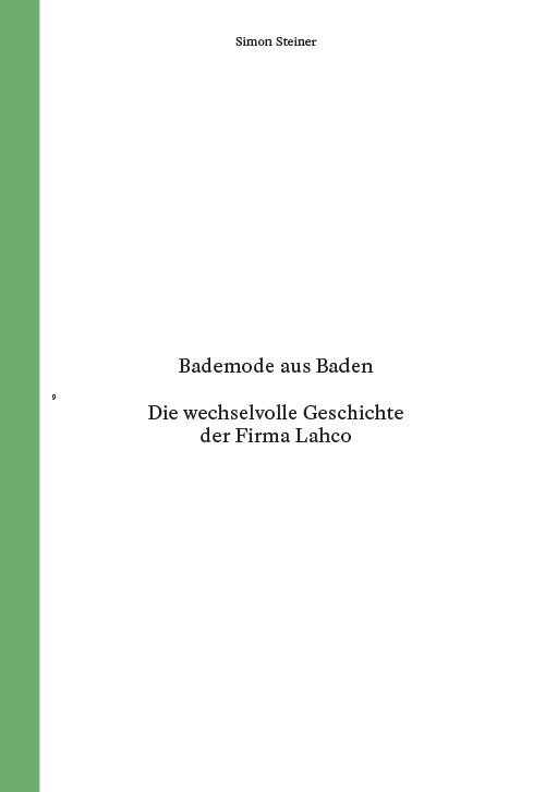 Badener Neujahrsblätter 2022