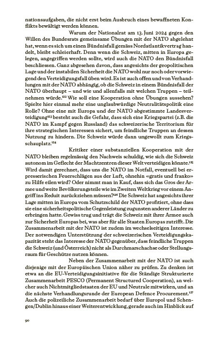 Plädoyer für eine offene Schweiz