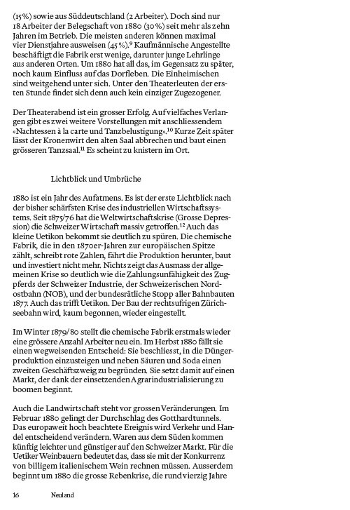 Uetikon und seine Chemie