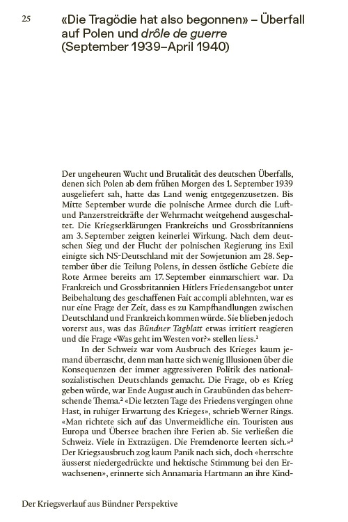 Graubünden und der Zweite Weltkrieg