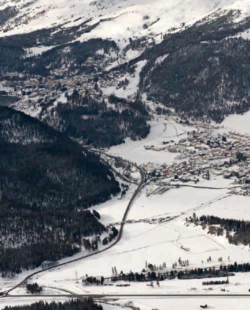 Das Hotel in den Alpen