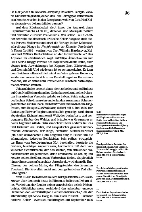 Gottfried Kellers feuriger Freund