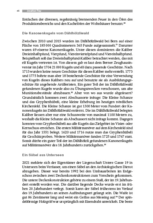 Die anderen Quellen für die Militärgeschichte der Schweiz / Autres sources pour l'histoire militaire suisse