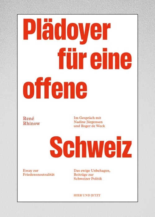 Plädoyer für eine offene Schweiz