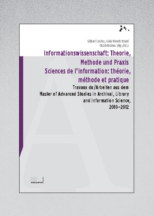 Informationswissenschaft: Theorie, Methode und Praxis